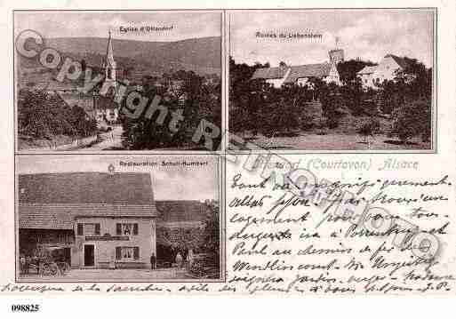 Ville de COURTAVON, carte postale ancienne