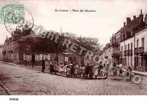 Ville de CREUSOT(LE), carte postale ancienne