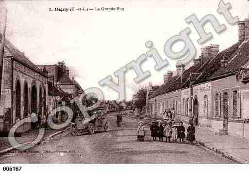 Ville de DIGNY, carte postale ancienne