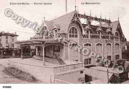 Ville de EVIANLESBAINS, carte postale ancienne