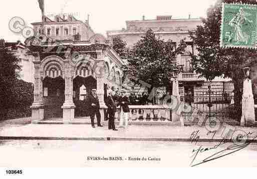 Ville de EVIANLESBAINS, carte postale ancienne