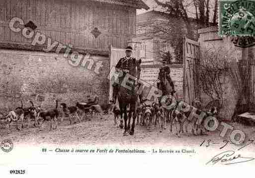 Ville de FONTAINEBLEAU, carte postale ancienne