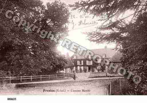 Ville de FRESLES, carte postale ancienne