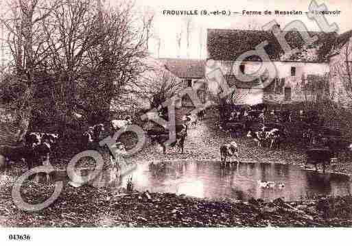 Ville de FROUVILLE, carte postale ancienne