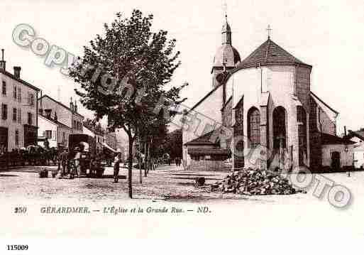 Ville de GERARDMER, carte postale ancienne