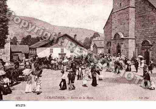 Ville de GERARDMER, carte postale ancienne