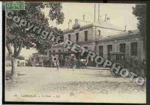 Ville de LAMBALLE, carte postale ancienne