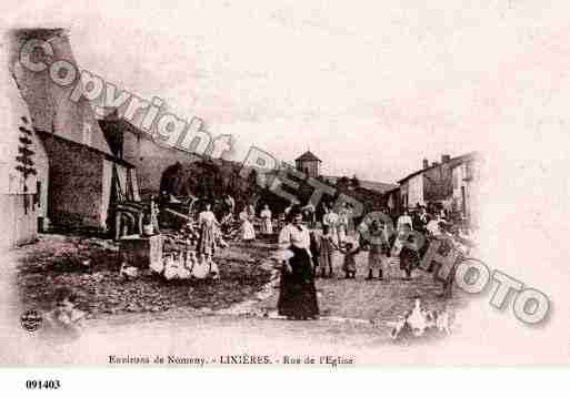 Ville de LIXIERES, carte postale ancienne