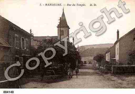 Ville de MANDEURE, carte postale ancienne