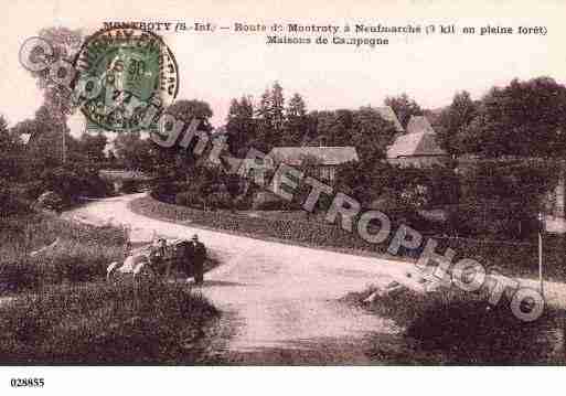 Ville de MONTROTY, carte postale ancienne