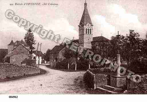 Ville de OPTEVOZ, carte postale ancienne