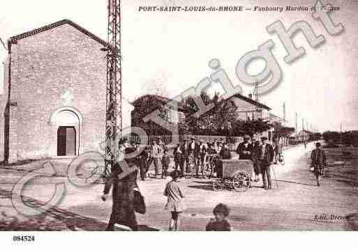 Ville de PORTSAINTLOUISDURHONE, carte postale ancienne