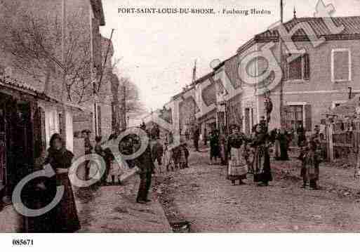 Ville de PORTSAINTLOUISDURHONE, carte postale ancienne