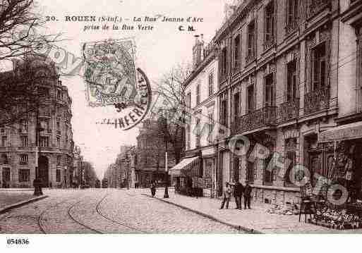 Ville de ROUEN, carte postale ancienne