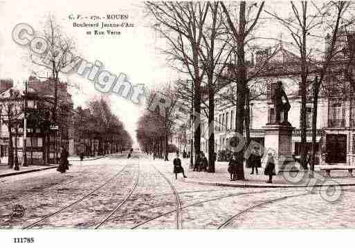 Ville de ROUEN, carte postale ancienne