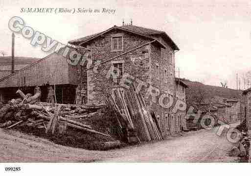 Ville de SAINTMAMERT, carte postale ancienne