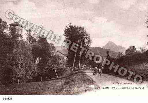 Ville de SAINTPAULENCHABLAIS, carte postale ancienne