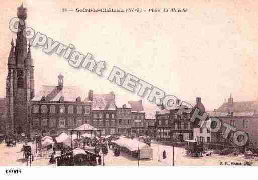 Ville de SOLRELECHATEAU, carte postale ancienne