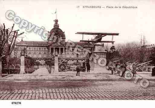 Ville de STRASBOURG, carte postale ancienne