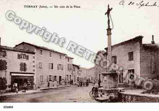 Ville de TERNAY, carte postale ancienne