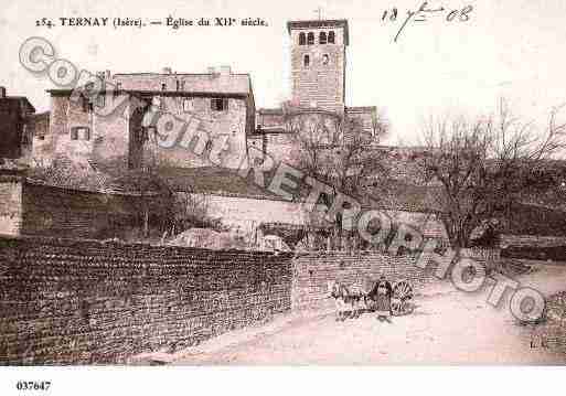 Ville de TERNAY, carte postale ancienne