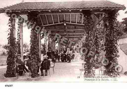 Ville de THONONLESBAINS, carte postale ancienne