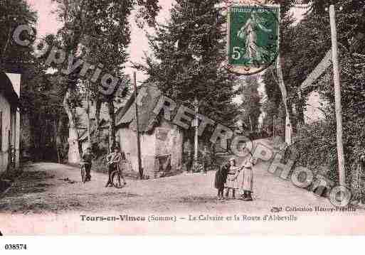 Ville de TOURSENVIMEU, carte postale ancienne