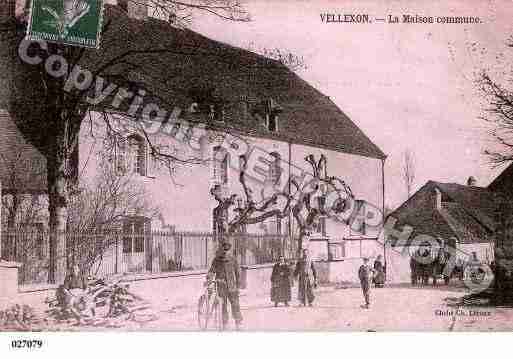 Ville de VELLEXON, carte postale ancienne