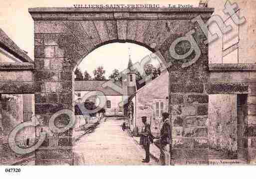 Ville de VILLIERSSTFREDERIC, carte postale ancienne