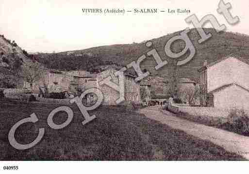 Ville de VIVIERS, carte postale ancienne