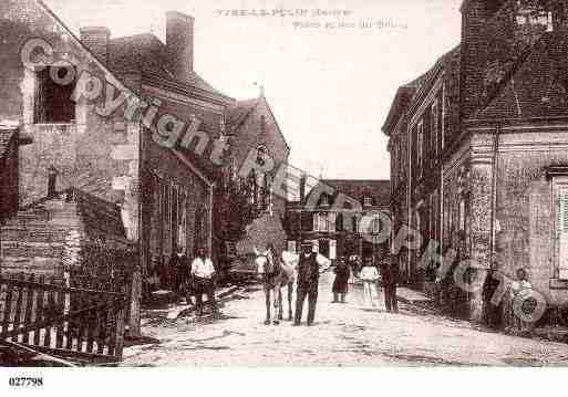 Ville de YVRELEPOLIN, carte postale ancienne