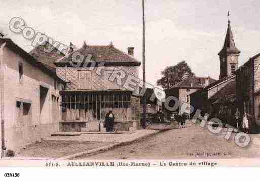 Ville de AILLIANVILLE, carte postale ancienne