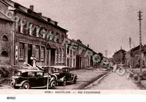 Ville de ANGEVILLERS, carte postale ancienne