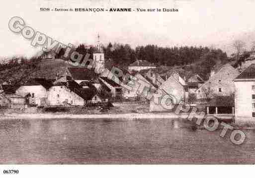 Ville de AVANNEAVENEY, carte postale ancienne