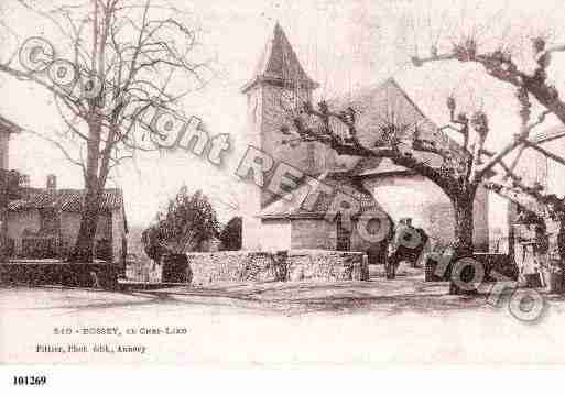 Ville de BOSSEY, carte postale ancienne