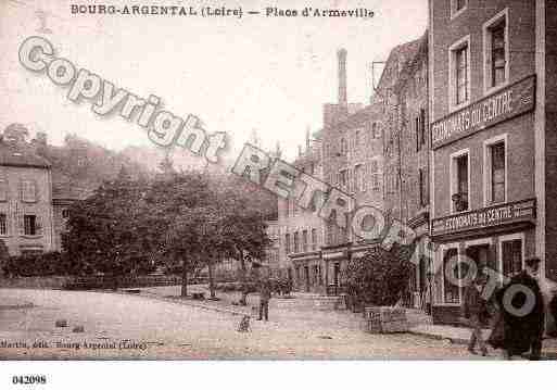 Ville de BOURGARGENTAL, carte postale ancienne