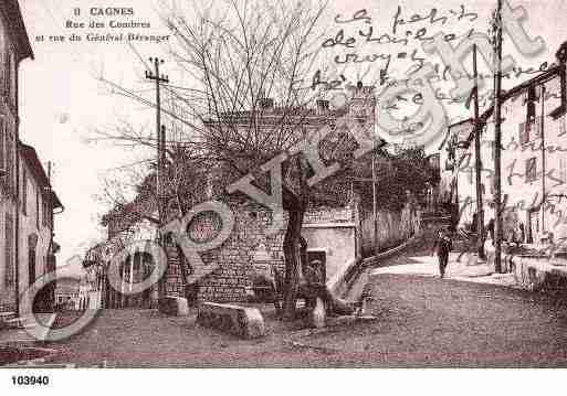 Ville de CAGNESSURMER, carte postale ancienne