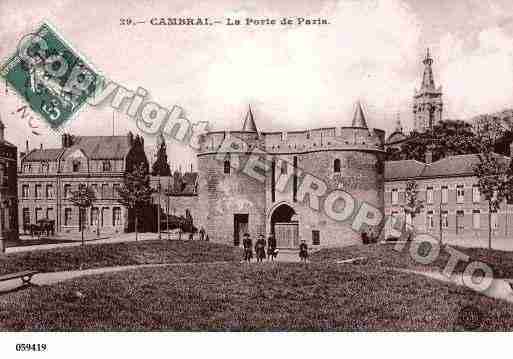 Ville de CAMBRAI, carte postale ancienne