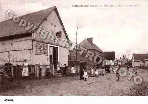 Ville de CAMPNEUSEVILLE, carte postale ancienne