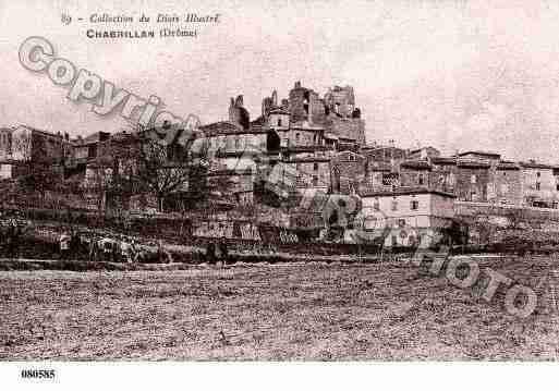 Ville de CHABRILLAN, carte postale ancienne