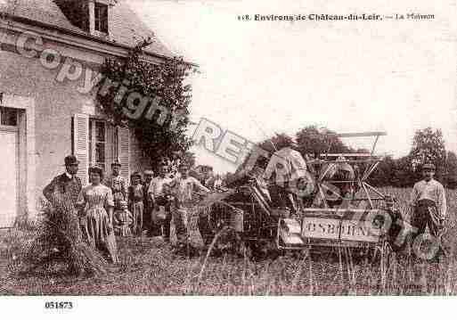 Ville de CHATEAUDULOIR, carte postale ancienne