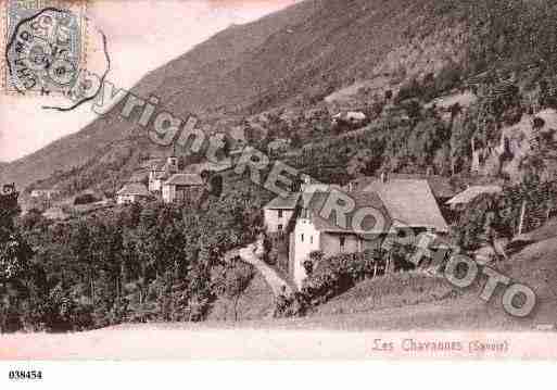 Ville de CHAVANNE(LA), carte postale ancienne