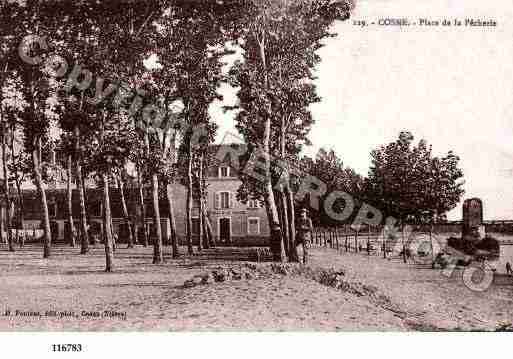 Ville de COSNESURLOIRE, carte postale ancienne