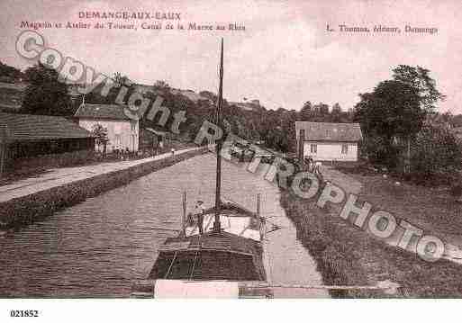 Ville de DEMANGEAUXEAUX, carte postale ancienne