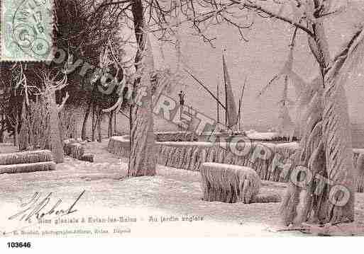 Ville de EVIANLESBAINS, carte postale ancienne