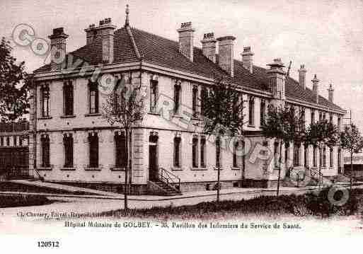 Ville de GOLBEY, carte postale ancienne