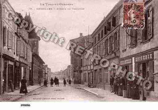 Ville de GRISOLLES, carte postale ancienne