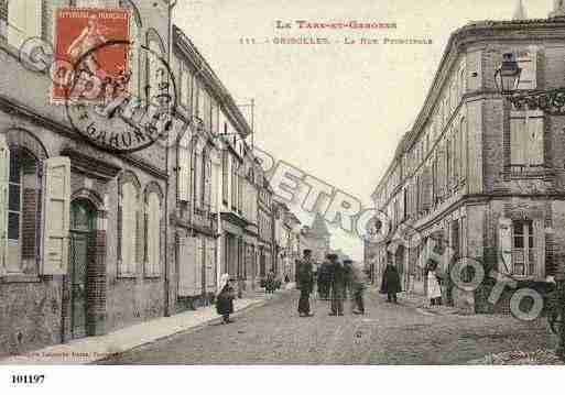 Ville de GRISOLLES, carte postale ancienne