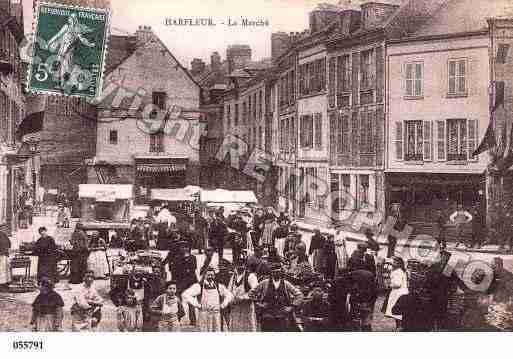 Ville de HARFLEUR, carte postale ancienne