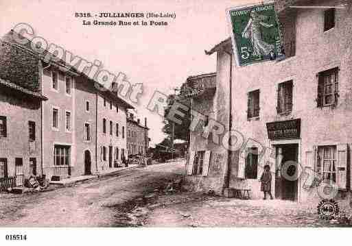 Ville de JULLIANGES, carte postale ancienne